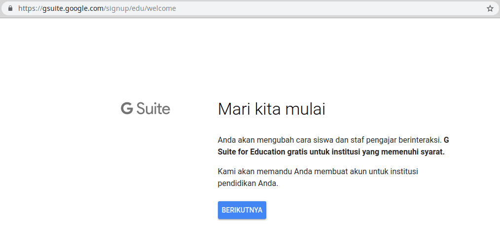 Google Suite for Edu
