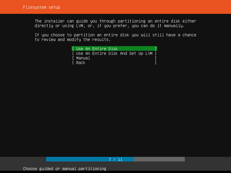LVM Storage Linux Ubuntu 18